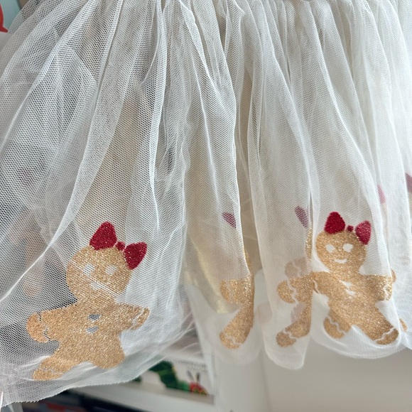 2T Christmas Gingerbread Men Tutu Dress - Picture 2 of 5